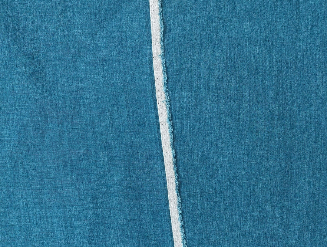 100% Linen Fabric: Delave High-Twisted Linen 14s, Medium Weight, New for 2024, 7712 7713 7682 - The Linen Lab - Greenish Blue