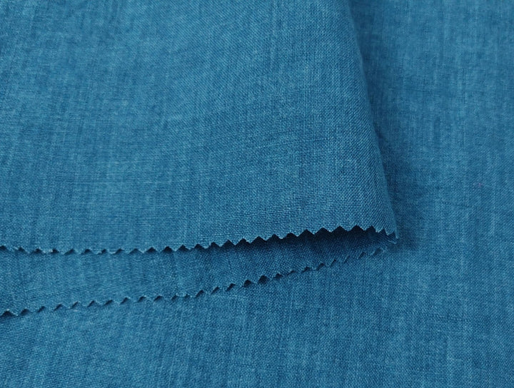100% Linen Fabric: Delave High-Twisted Linen 14s, Medium Weight, New for 2024, 7712 7713 7682 - The Linen Lab - Greenish Blue