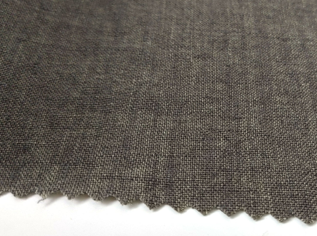 100% Linen Fabric: Delave High-Twisted Linen 14s, Medium Weight, New for 2024, 7712 7713 7682 - The Linen Lab - Khaki(Dark)