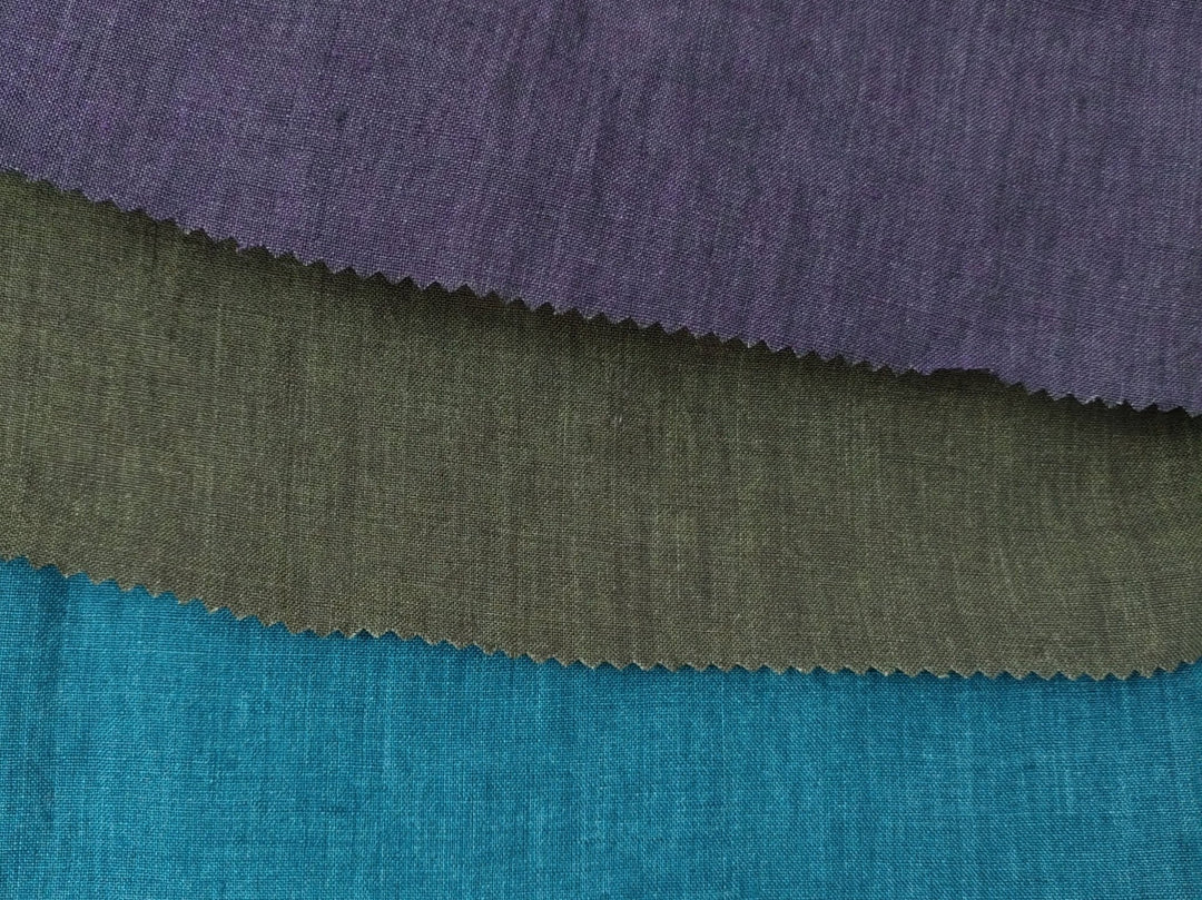 100% Linen Fabric: Delave High-Twisted Linen 14s, Medium Weight, New for 2024, 7712 7713 7682 - The Linen Lab - Khaki(Dark)
