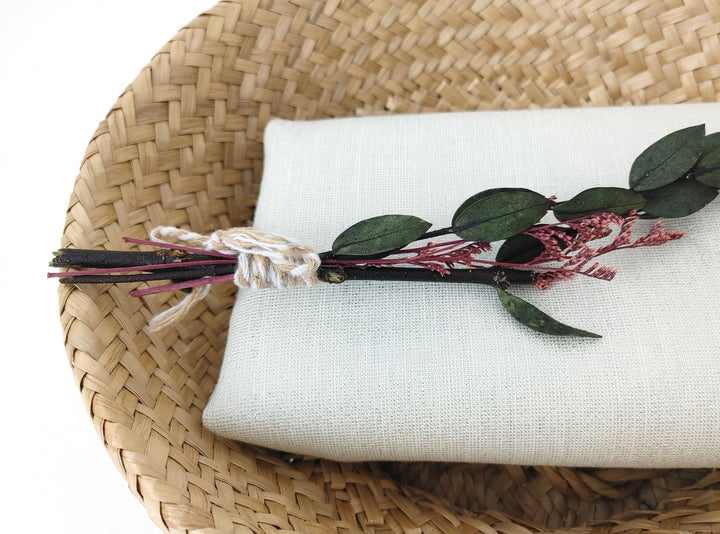 Elegant White Linen Tencel Fabric with Silver Lurex Highlights 2467