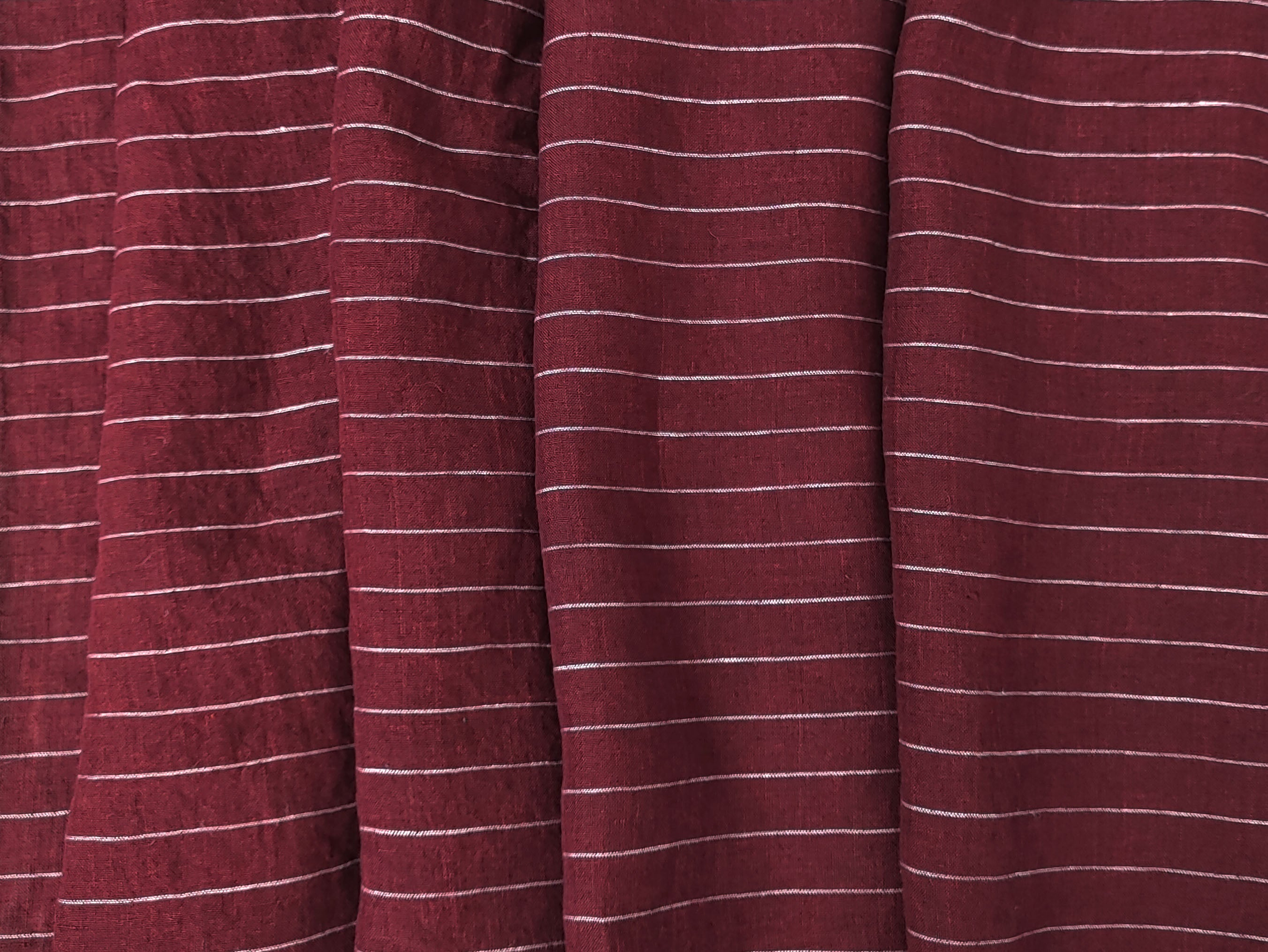 100% Linen Fabric - Light and Airy with Horizontal Stripes  7917 7920 7941