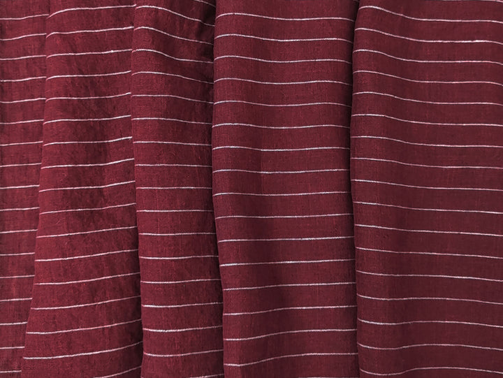 100% Linen Fabric - Light and Airy with Horizontal Stripes  7917 7920 7941