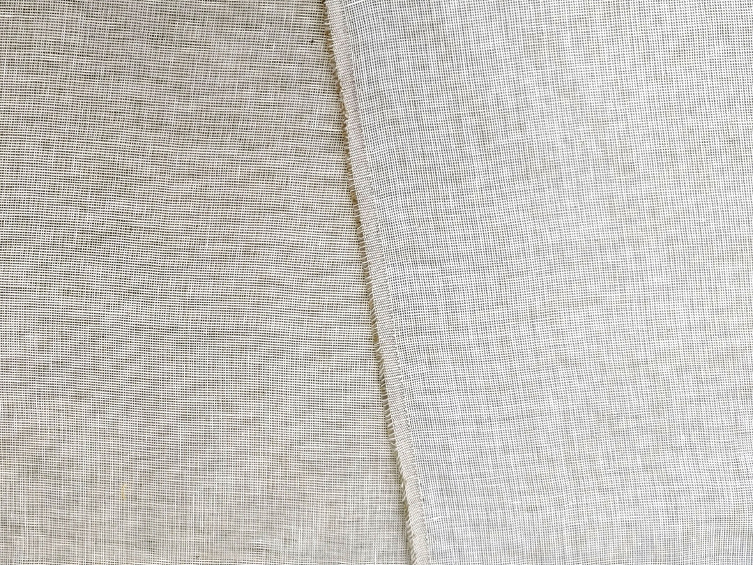 100% Linen Dobby Dot Chambray Fabric - Medium Weight 7908 7913 7914 7915 7916