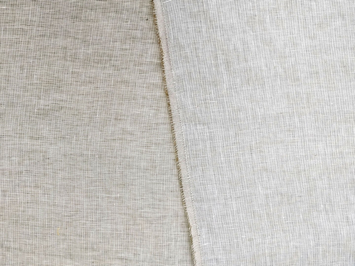 100% Linen Dobby Dot Chambray Fabric - Medium Weight 7908 7913 7914 7915 7916