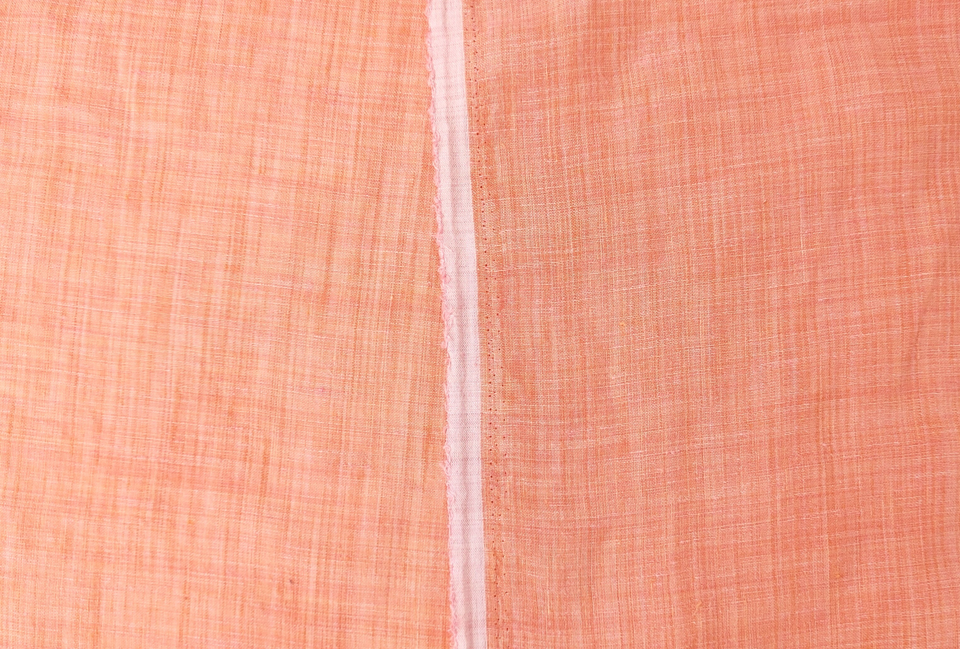 Vibrant Orange 100% Linen Fabric – Space-Dyed, Lightweight Perfection 4758