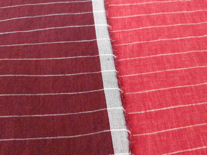 100% Linen Fabric - Light and Airy with Horizontal Stripes  7917 7920 7941