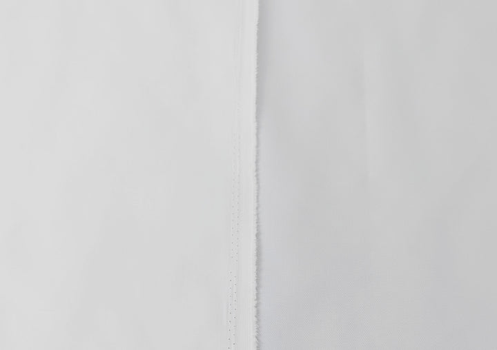 100% Polyester Twill Fabric – White, Subtle Stretch 2245
