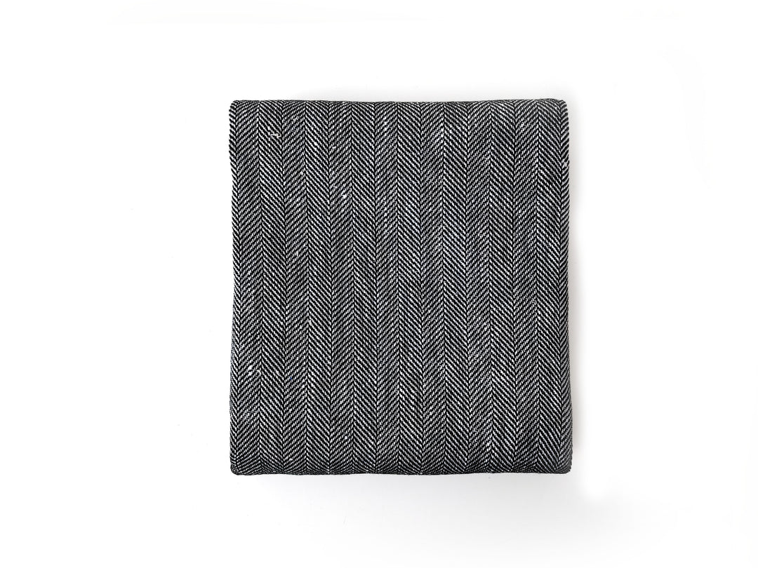 Linen-Cotton Herringbone Twill Chambray Fabric – Medium to Heavy Weight 8053 8054 8055