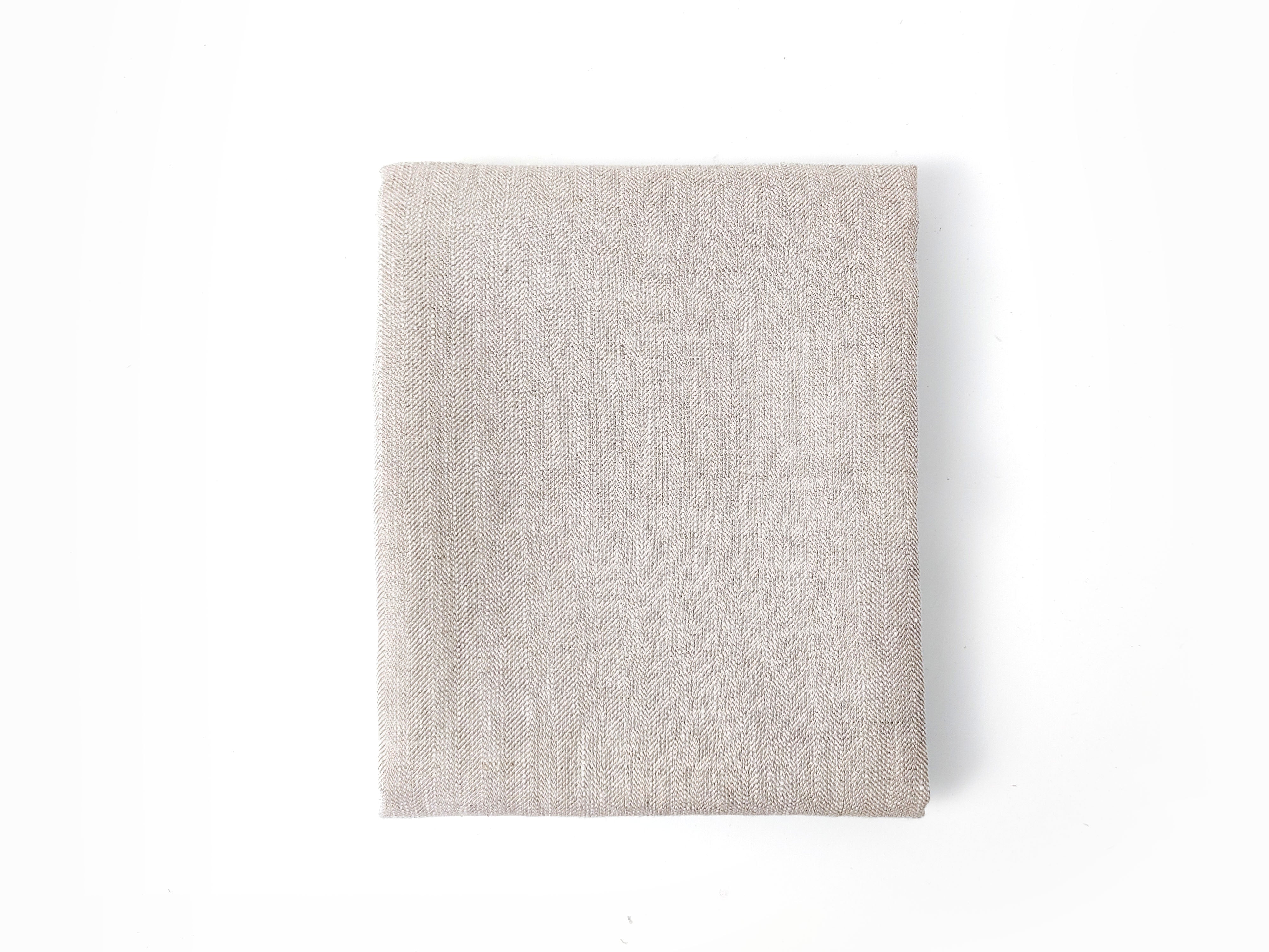 Linen-Rayon-Cotton Herringbone Twill Fabric – Unique Texture, Medium-Heavy Weight 8073 7846 8072 8074