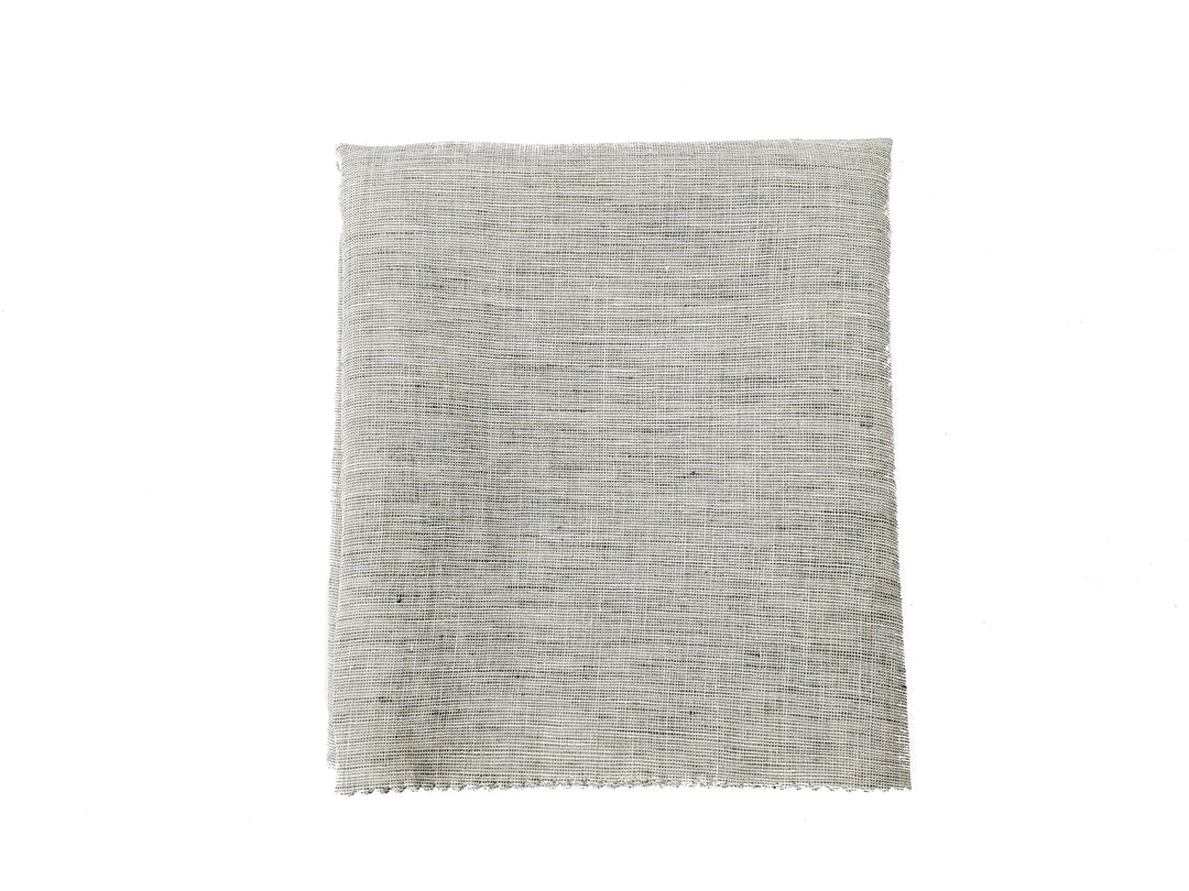 100% Linen Greenish Beige Chambray Fabric – Soft, Lightweight 6361