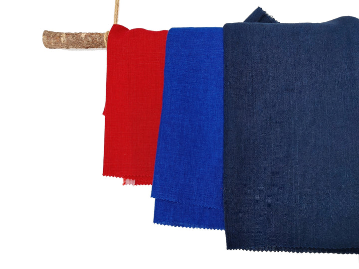 Delave Vintage Dyed 100% Linen Fabric – Medium to Heavyweight, Soft Finish  7491 7054 7957