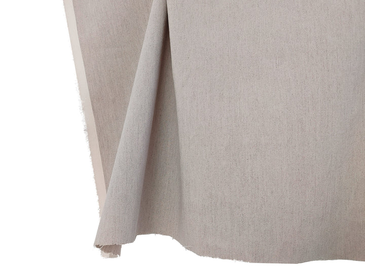 Soft and Stretchy Linen Rayon Spandex Fabric - Natural Color, Medium Weight, Plain Weave 6322