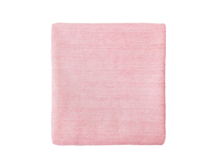 Pink Melange Linen-Nylon Blend Knit Fabric 4387