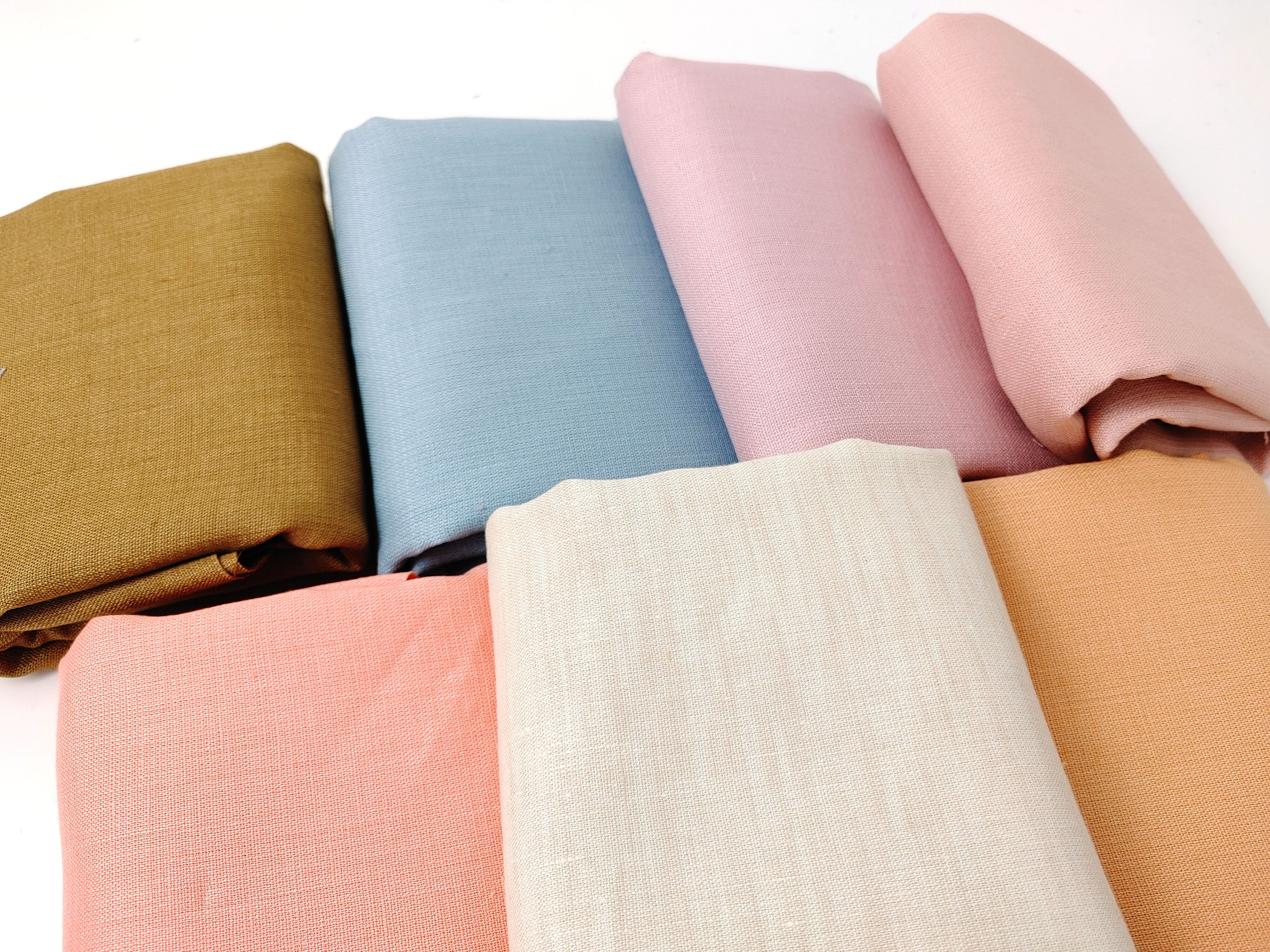 Double Layer Linen Fabric, Soft & Heavyweight 8139 8141 8142 8143 8144 8146 8148