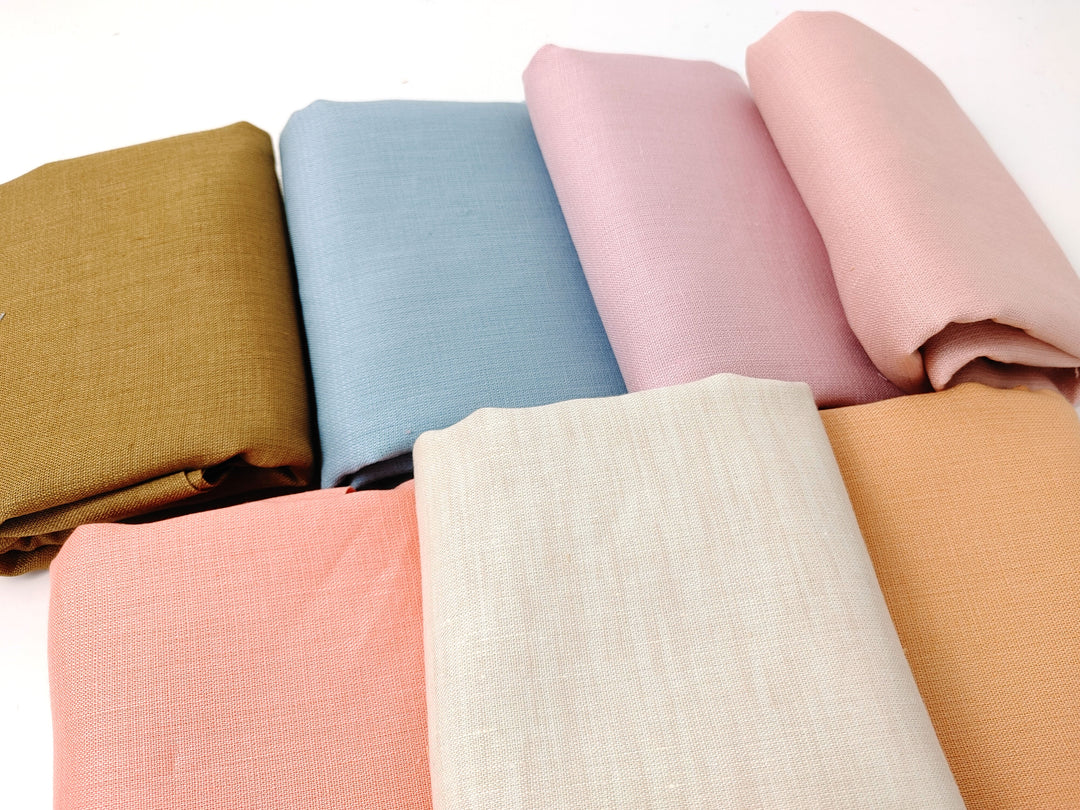 Double Layer Linen Fabric, Soft & Heavyweight 8139 8141 8142 8143 8144 8146 8148