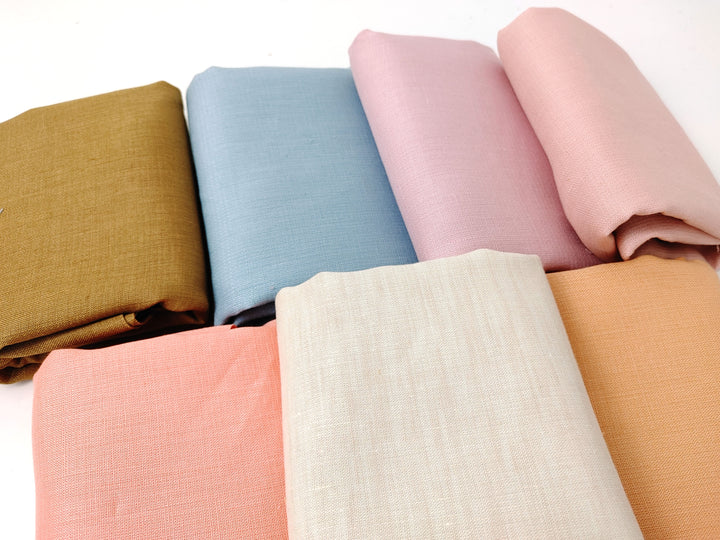 Double Layer Linen Fabric, Soft & Heavyweight 8139 8141 8142 8143 8144 8146 8148