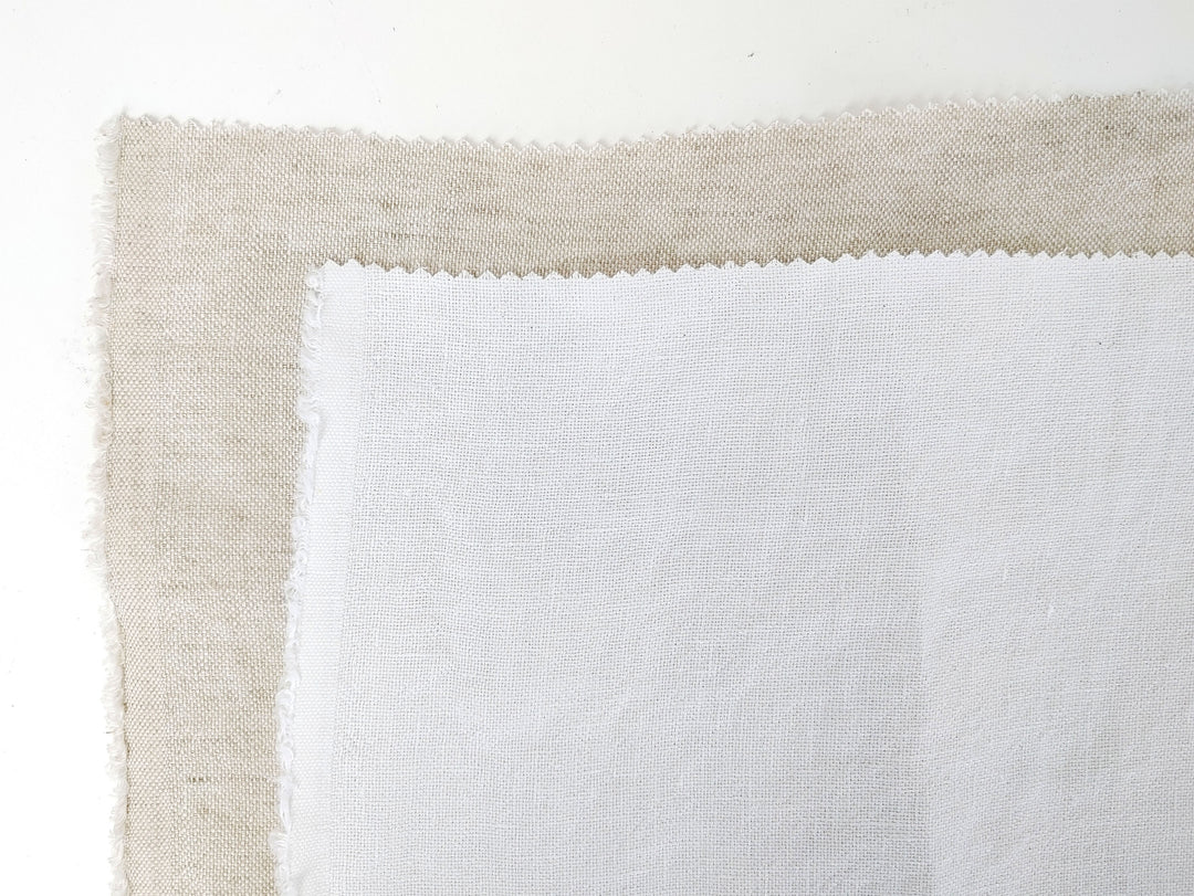 100% Linen Fabric – MAT Weave, Medium to Slightly Heavy Weight 7175 7694
