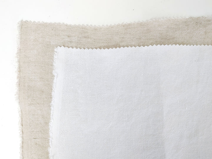 100% Linen Fabric – MAT Weave, Medium to Slightly Heavy Weight 7175 7694