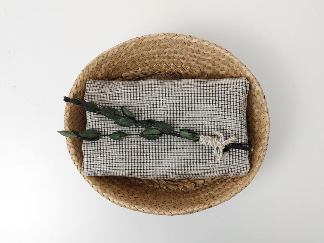 100% Linen Fabric – Fine 21s Yarn, Light & Soft Small Gingham Starcheck 6737 6748 7367