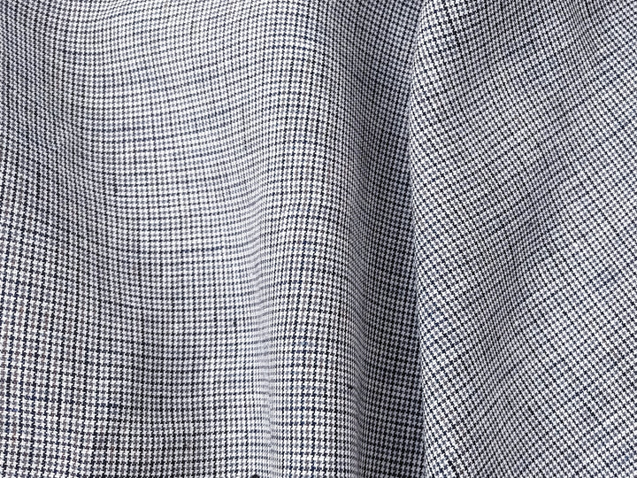100% Linen Fabric – Fine 21s Yarn, Light & Soft Small Gingham Starcheck 6737 6748 7367