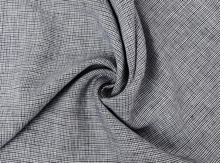 100% Linen Fabric – Fine 21s Yarn, Light & Soft Small Gingham Starcheck 6737 6748 7367