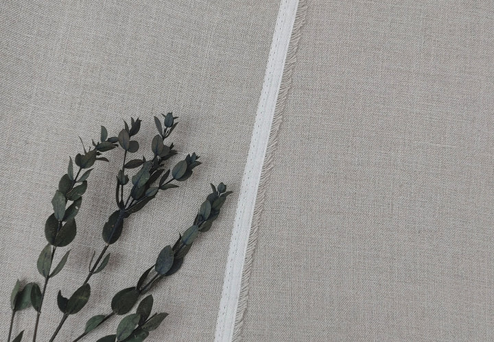 Earthy Natural Hemp Fabric | 100% Hemp, Lightweight & Semi-Sheer 8160