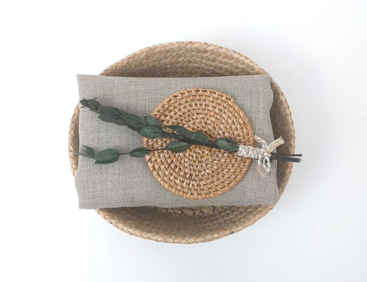 Earthy Natural Hemp Fabric | 100% Hemp, Lightweight & Semi-Sheer 8160