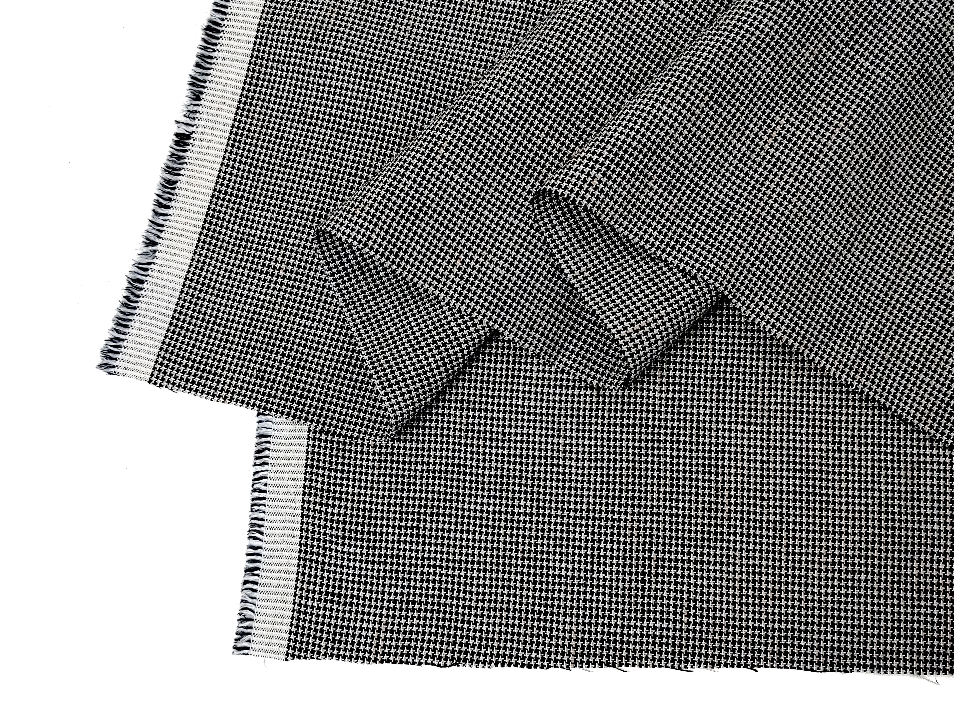 Linen Rayon Blend Fabric - Mini Gingham Check, Soft Touch, Plain Weave 8049 8050 8051