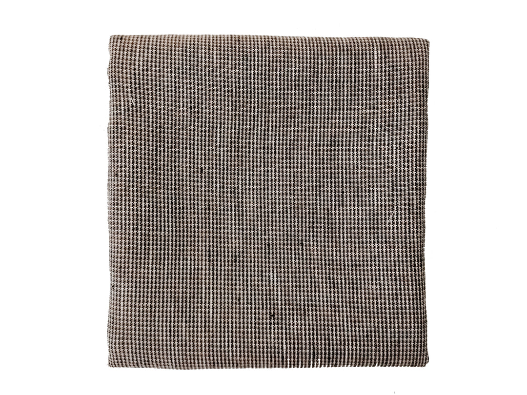 Linen Rayon Blend Fabric - Mini Gingham Check, Soft Touch, Plain Weave 8049 8050 8051