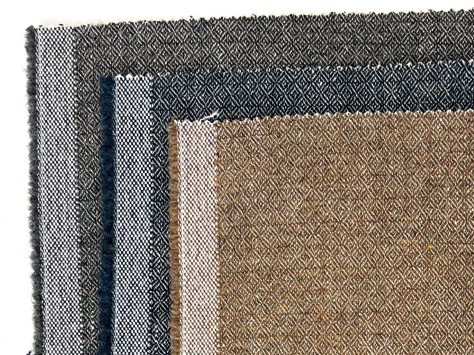 Broken Diamond Twill – Heavyweight Viking Age Linen Wool Fabric 8173 8174 8177