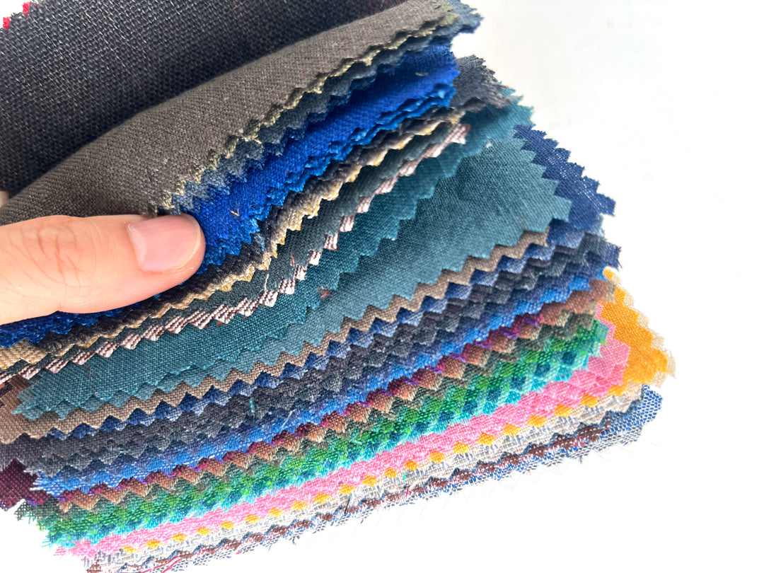 Y2 Swatch Collection – 100% Linen in Refined Two-Tone Chambray Weave