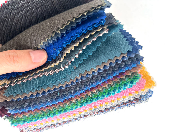 Y2 Swatch Collection – 100% Linen in Refined Two-Tone Chambray Weave