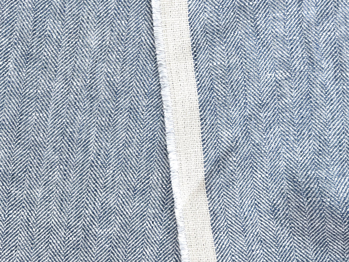 100% Linen Herringbone Twill Fabric Heavy Weight 7546 7547 7743 8152