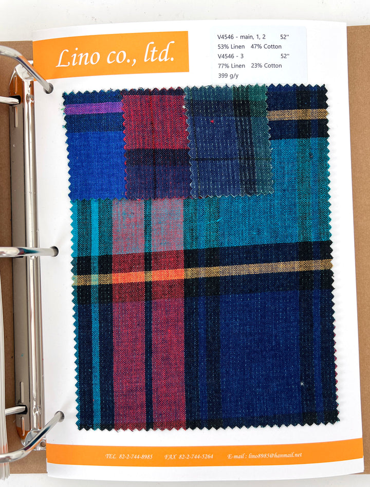 Fabric Swatch Collection Book – Vol. 45 | Spring–Summer 2025 Edition