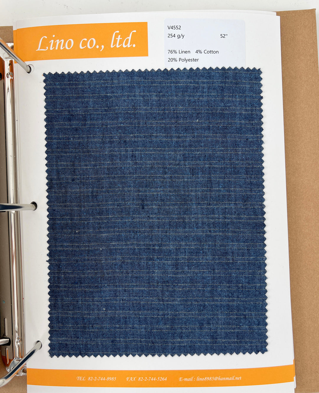 Fabric Swatch Collection Book – Vol. 45 | Spring–Summer 2025 Edition