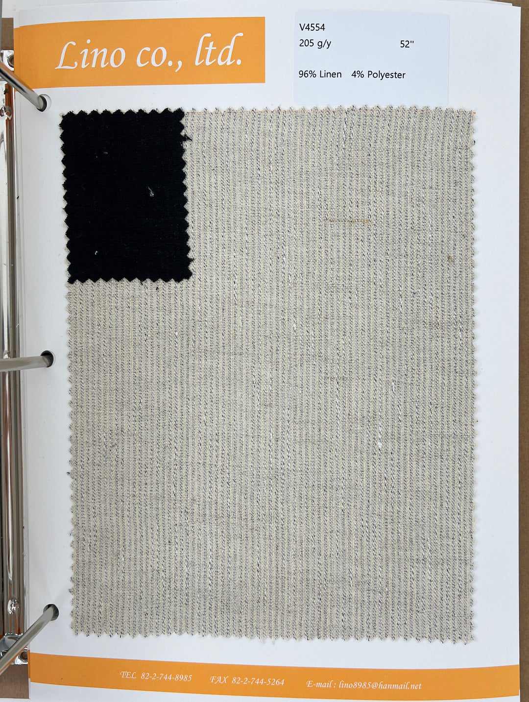 Fabric Swatch Collection Book – Vol. 45 | Spring–Summer 2025 Edition