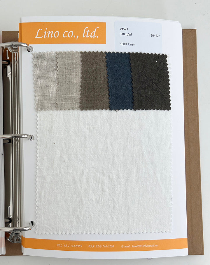 Fabric Swatch Collection Book – Vol. 45 | Spring–Summer 2025 Edition