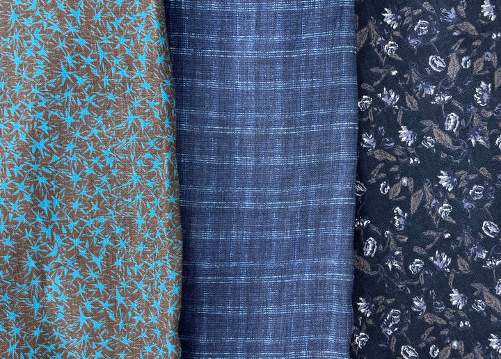 On-Demand Print | 100% Linen Fabric, Lightweight, Plain Weave, 52–53" Wide