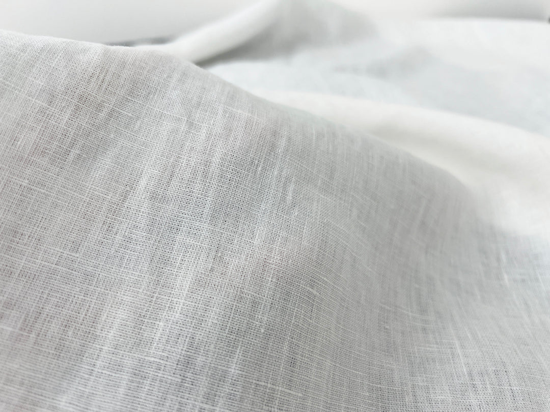 On-Demand Print | 100% Linen Fabric, Lightweight, Plain Weave, 52–53" Wide