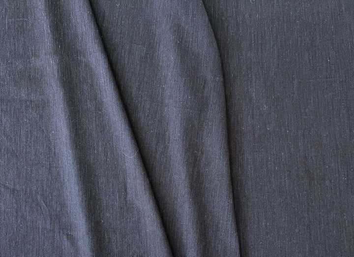 Linen Rayon Spandex Fabric – Great Drape & Comfort Stretch, Dark Navy & Grey 8162 8163