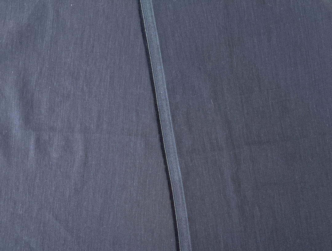 Linen Rayon Spandex Fabric – Great Drape & Comfort Stretch, Dark Navy & Grey 8162 8163