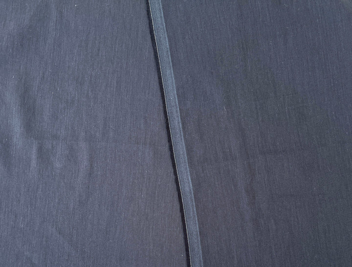 Linen Rayon Spandex Fabric – Great Drape & Comfort Stretch, Dark Navy & Grey 8162 8163