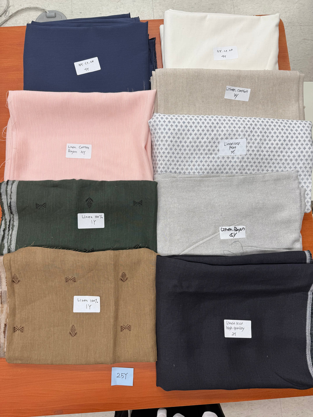 25y of Woven Fabric of Linen - Surprise Box No.31