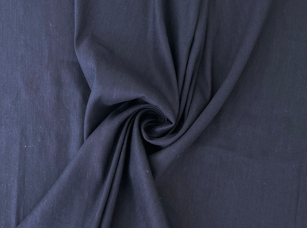 Linen Rayon Spandex Fabric – Great Drape & Comfort Stretch, Dark Navy & Grey 8162 8163