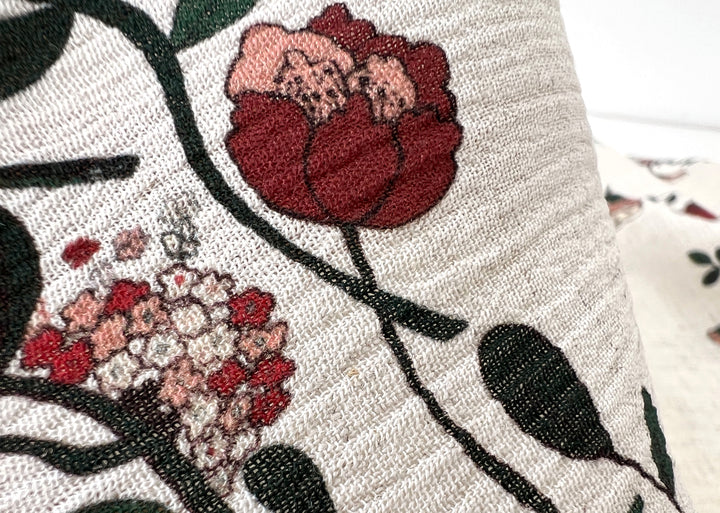 Lamp Light - Linen Rayon Print Fabric, Design by Madeline, Madswick Studio, 8226