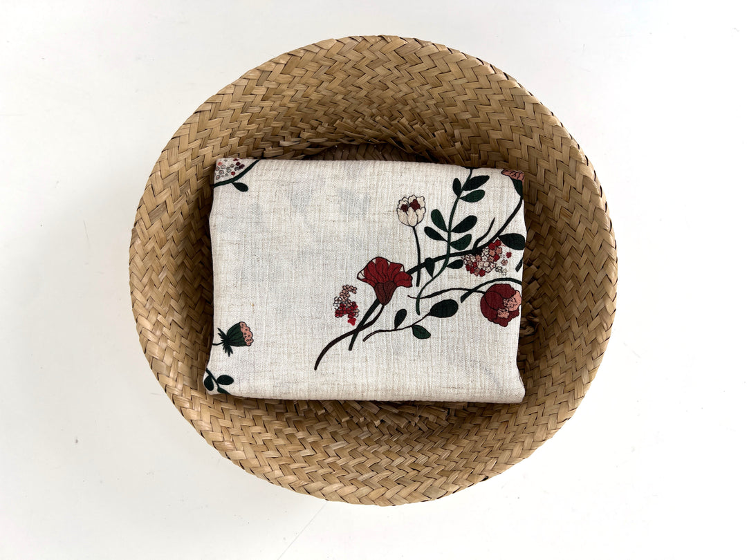 Lamp Light - Linen Rayon Print Fabric, Design by Madeline, Madswick Studio, 8226