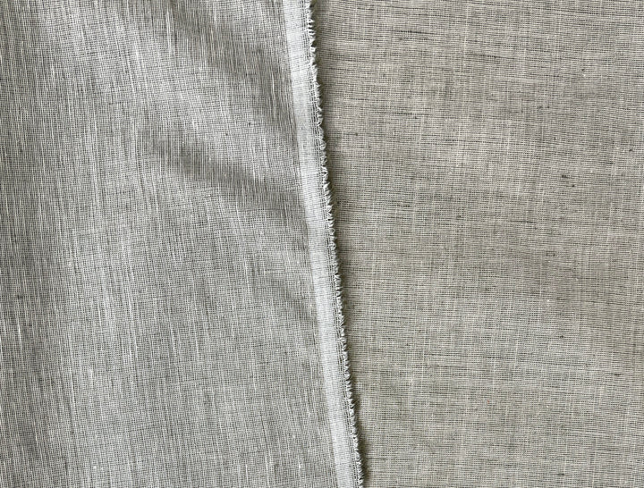 Linen Polyester Blend Fabric – Pre-Washed, Medium Weight, Slightly Crisp 3506