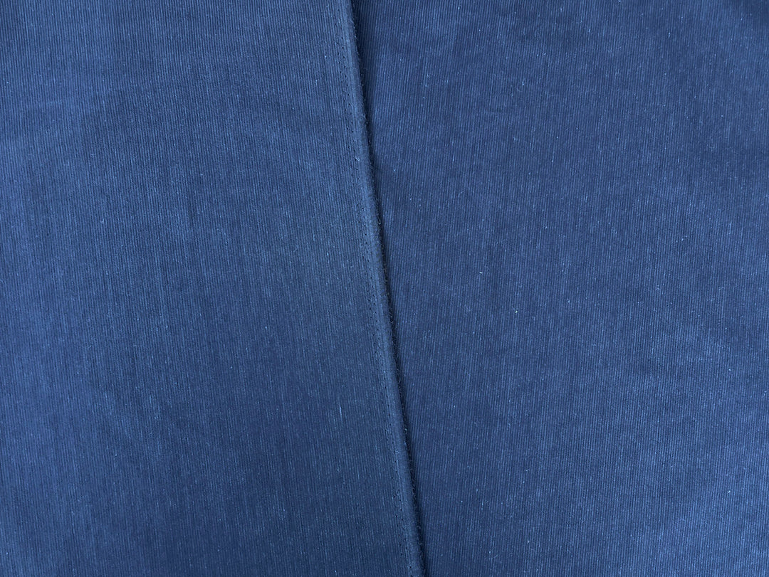 Blue Cotton Polyester Dobby Fabric – Subtle Stripe, Natural Stretch 8270