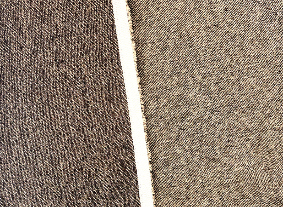 Heavyweight Linen Cotton Twill Fabric with Two-Tone Chambray 7258 7259 7331 7332 7856 7857